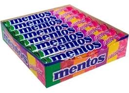 PERFETTI MENTOS TUBO RAINBOW DP 16X37GRS